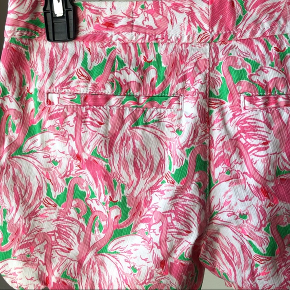 Lilly Pulitzer Flamingo Buttercup Shorts - Picture 3 of 6